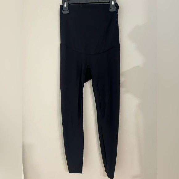 Maternity Clothes Best  Pregnancy Postpartum Leggings Over The Belly Active Wear - Picture 5 of 7